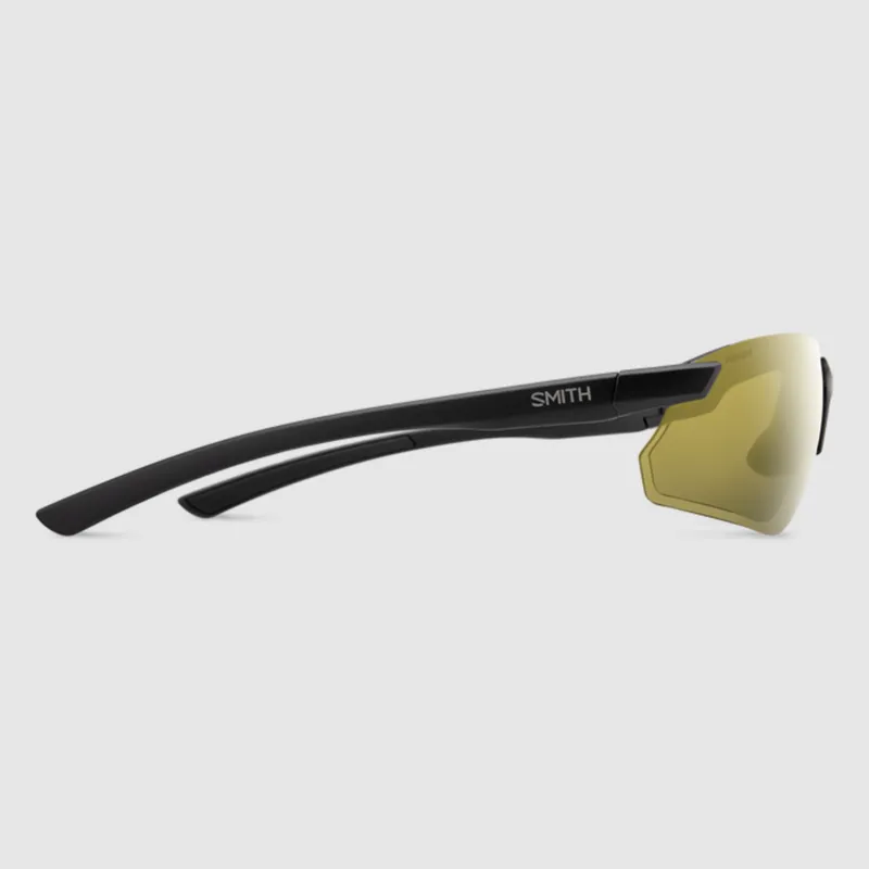 Smith Parallel Max 2 Sunglasses Matte Black/Polarized Gold Mirror-3